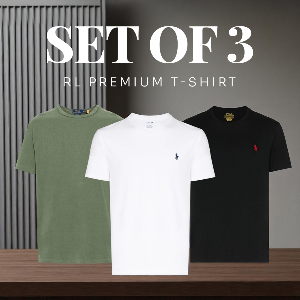 (Set Of 3) -  RL Premium T-Shirt