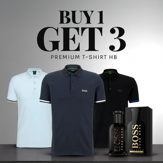Buy 1, Get 3 - HB Premium Polo Shirt